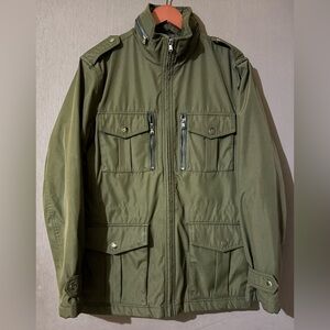 Men's Green Military Style Jacket